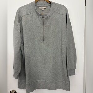 Woman Within Heather Gray Pullover